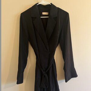Altar’d State Black Blazer Dress